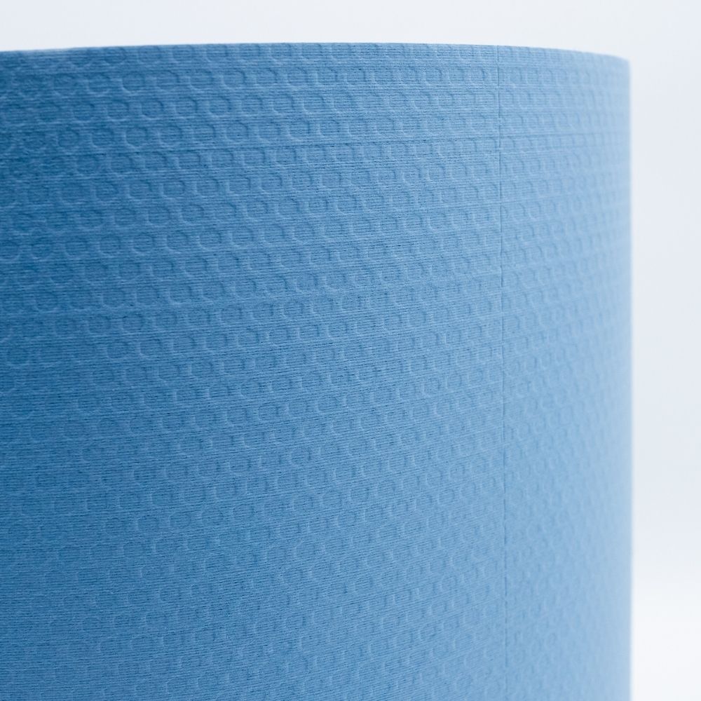 Dri-Wipe S800 Blue Jumbo Roll by SMPLY Brands – 455 Count Heavy-Duty Wipes, 10" x 12" – Strong Alternative to Paper Towels, Shop Towels, Rags, Microfiber Cleaning Cloths, and Magic Cleaning Cloths